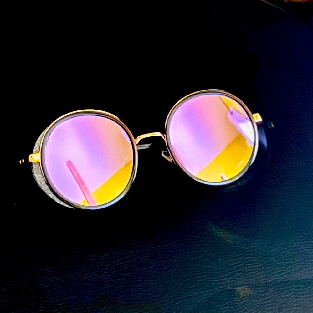 Retro Purple Fashion Sunglasses